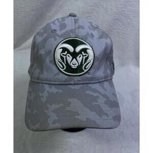 Colorado State Rams Football Hat Grey Green Camo Cap NCAA Embroidered Adjustable